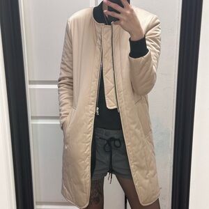 Sandy Liang Rare Tufted Blush Coat Cardigan S